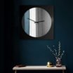 Mirror: modern, big wall clock. Italian Design