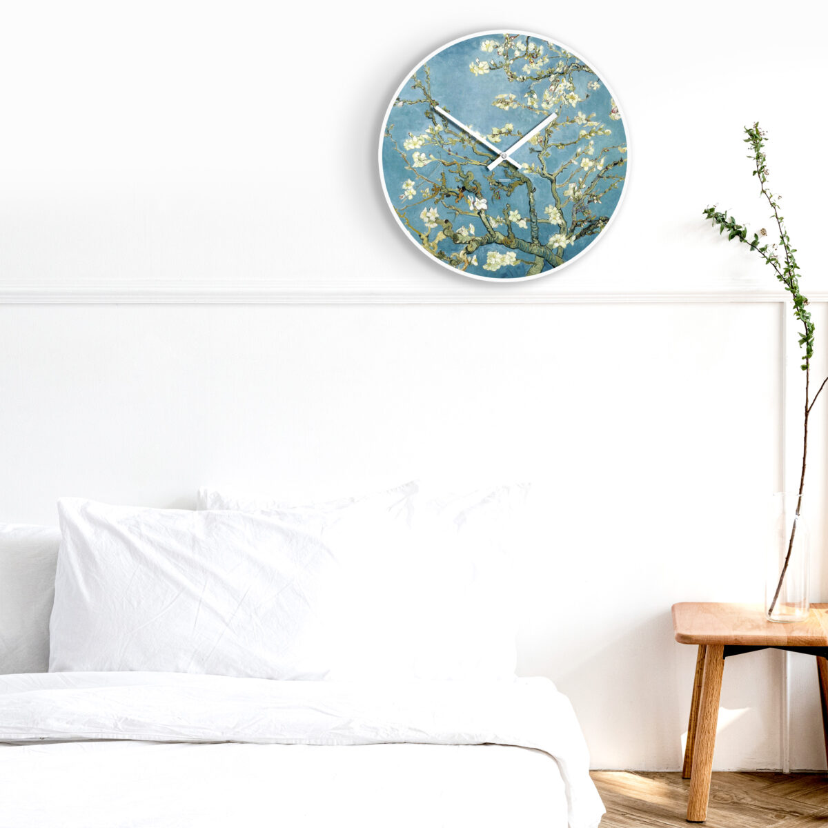 Almond Blossom Clock
