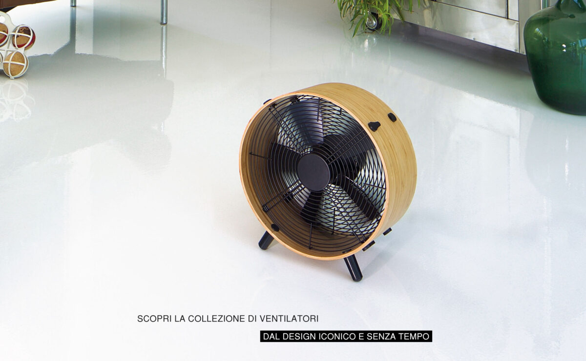 ventilatore da terra design moderno industriale