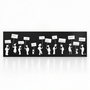 Wall-mounted magnetic calendar Wall-mounted magnetic calendar
